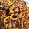 Cooksnap dari Novarina Kurniasih untuk resep Cumi Saos Asam Manis Pedas