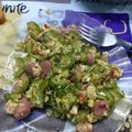 El cooksnap de Eliana Aceval cuando hizo Zuchinis revueltos con huevo.