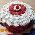Arpita Shah's cooksnap of when they made રેડ વેલ્વેટ કેક (Red Velvet Cake Recipe In Gujarati).
