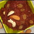  Chef Richa pathak. का कुकस्नैप जब उन्होंने गाजर का हलवा (gajar ka halwa recipe in Hindi) बनाया था।