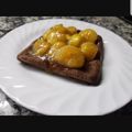 El cooksnap de Karen Zubiaurre cuando hizo Waffles "oreo" mentirosos (85 cal x un).