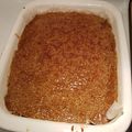 Kim M's cooksnap of when they made Queen Elizabeth Cake (with Dates and Coconut).