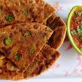 Mamta Baid का कुकस्नैप जब उन्होंने क्रिस्पी,स्पाइसी मटर पराठा (crispy, spicy matar paratha recipe in hindi) बनाया था।