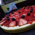 El cooksnap de noeliaabad06 cuando hizo Cheesecake de 🍓. ❌(Sin horno)❌.