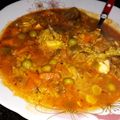 El cooksnap de Ritta Bustamante cuando hizo Guiso de arroz con pollo.