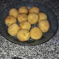 El cooksnap de La Puchi Códoba cuando hizo Bombas de papa con queso al horno.