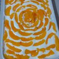 El cooksnap de Tres Osas cuando hizo Tarta de duraznos, dulce de leche y crema Chantilly 🍑😋.
