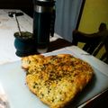 El cooksnap de Mariela Jorcin cuando hizo Pan saborizado con orégano.