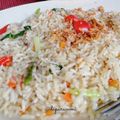 Cooksnap Norashikin Rahmat semasa beliau membuat Nasi Goreng Planta BBQ versi Salinan.