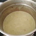 El cooksnap de Laura Leiva cuando hizo Crema de espárragos con pollo 🐔.