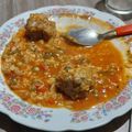 El cooksnap de Melanie Bayley cuando hizo Guiso fácil de albóndigas y arroz 😋.
