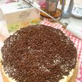 Cooksnap dari Irene Macdom untuk resep Bolu Jadul Kukus, Topping Nougat & Coklat