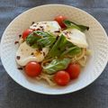 El cooksnap de lusalcidos cuando hizo Spaghetti con tomate y mozzarella.
