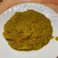 El cooksnap de Angel Tabuenca cuando hizo Lentejas rojas guisadas.