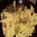 El cooksnap de Flor Aranda cuando hizo Albóndigas con fideos, alberjas y Jethro Tull.