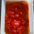 El cooksnap de Enrique molina cuando hizo Pimientos asados en olla lenta crockpot.