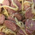Greg Schwab's cooksnap of when they made Kielbasa Sausage & Noodles.