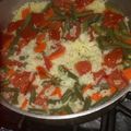 El cooksnap de Sindy Rivas cuando hizo Arroz Primavera.