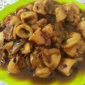 Cooksnap dari erliena okta untuk resep Cumi asin pedas manis
