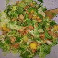 El cooksnap de davicoco cuando hizo Ensalada de quinoa con pollo, mango y canónigos.