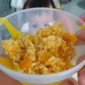 รูป Cooksnap ของ L33MS เมื่อเขาทำ เมนูเด็ก 🧸 ข้าวผัดปูอัดฟักทอง
