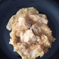 El cooksnap de Marta cuando hizo Pechugas en salsa de manzana.