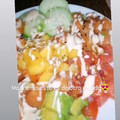 El cooksnap de Cristina Castillo Vioque cuando hizo Poke de salmón con mayonesa japonesa.