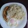 El cooksnap de alexfernandez62 cuando hizo Arroz a la cubana, con platano frito a la mostaza.
