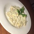 El cooksnap de Thalia Moreno cuando hizo Pasta de pollo a la crema.