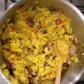 Cooksnap de Patricia Baptista quando cozinhou Paella de salsicha.