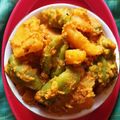 Kakali Chakraborty's cooksnap of when they made ঝিঙে আলু পোস্ত (jhinge aloo posto recipe in bengali).