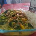 El cooksnap de Pablo Beteta Valero cuando hizo Curry de verduras con huevo a la plancha.