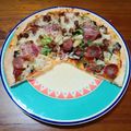 TS's cooksnap of when they made Pizza Crust with 4 Ingredients & Potato Wedge chips 😍🍟🍕🍺😋.