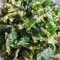 Cooksnap dari Dhinda Fachrudin untuk resep 155. BAYAM Goreng Crispy