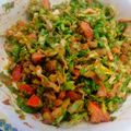Ummu Sulaymah's cooksnap of when they made Local salad (kwadon salad).