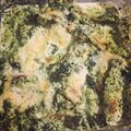 El cooksnap de Jenny Mellado cuando hizo Keto: Budín de brócoli y espinacas.