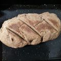El cooksnap de Alejandra Yñiguez cuando hizo Pan de centeno integral 100% sin masa madre.