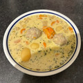 Zoltán Gazdik Cooksnap-ja, amikor elkészítette a(z) Tárkonyos húsgombócleves receptet.