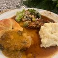 El cooksnap de Verushka cuando hizo Pierna de cerdo con salsa de ciruela Lily Glez.Caraza.