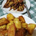 Cooksnap από nitsa στη συνταγή Κολοκυθάκια σαν τηγανητά και πατάτες τσακιστές
