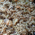 El cooksnap de Loli Rey cuando hizo Arroz frito con shiitake y jengibre.