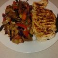El cooksnap de Veronica Diaz cuando hizo Pechuguita grillada con verduras salteadas light sabrosísima.
