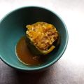 El cooksnap de natalia cuando hizo Morrones rellenos con carne .