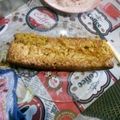 El cooksnap de Ana hervada cuando hizo Budín de avena, manzana y miel (sin harina).