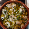 El cooksnap de Cocina Seignalet cuando hizo Cocochas de bacalao y gulas.