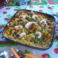El cooksnap de aalbuixech cuando hizo Paella mixta (pollo, cerdo, conejo, verduras y mariscos).