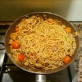 El cooksnap de Inma Agromayor Fernández cuando hizo Espaguetis vegetarianos.