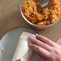 El cooksnap de Amparo Cervantes cuando hizo Fajitas de pollo en Monsieur Cuisine.