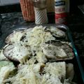 El cooksnap de Mabel Cisterna cuando hizo Lasaña de berenjena y zapallito, vegetariana.