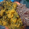 El cooksnap de Anna Bella alias Moni Argento cuando hizo Puré de boniato (batata) con kale.
